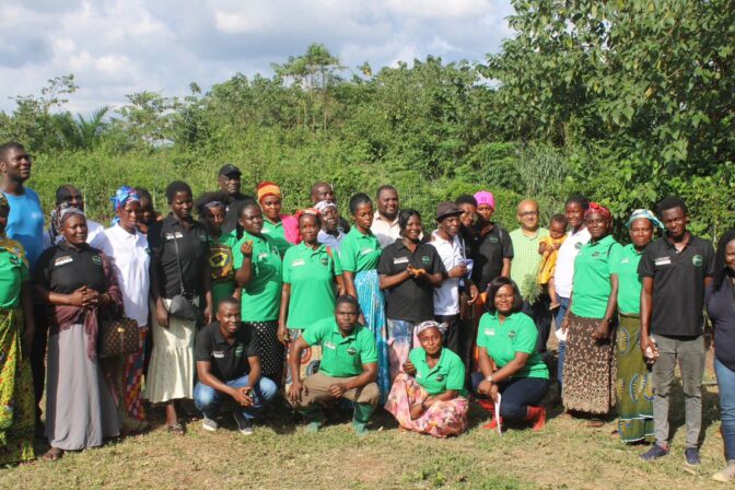 UN RESIDENT COORDINATOR VISITS KOKOO PA DEMONSTRATION SITE AT MANKRANSO