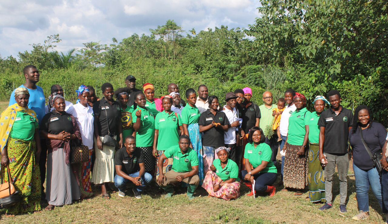 UN RESIDENT COORDINATOR VISITS KOKOO PA DEMONSTRATION SITE AT MANKRANSO